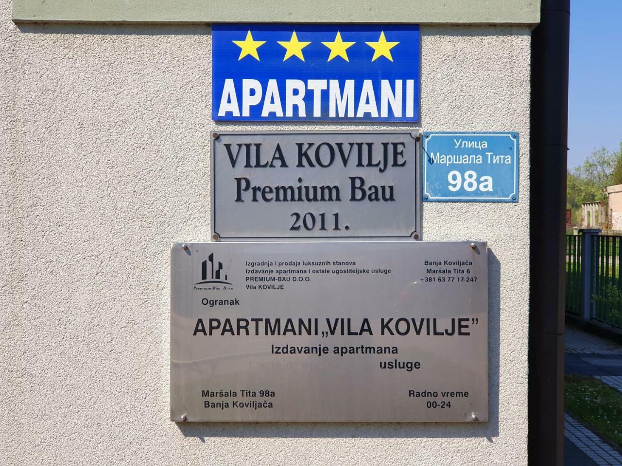 Apartmani - Vila Kovilje Banja Koviljaca Exterior photo